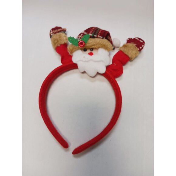 Christmas Headband Felt Santa Reindeer Snowman Bear NEW - Picture 6 of 6
